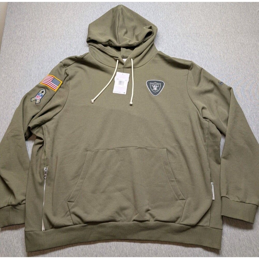NWT Men's 3XL Nike NFL Las Vegas Raiders Salute to Service Pullover Hoodie STS